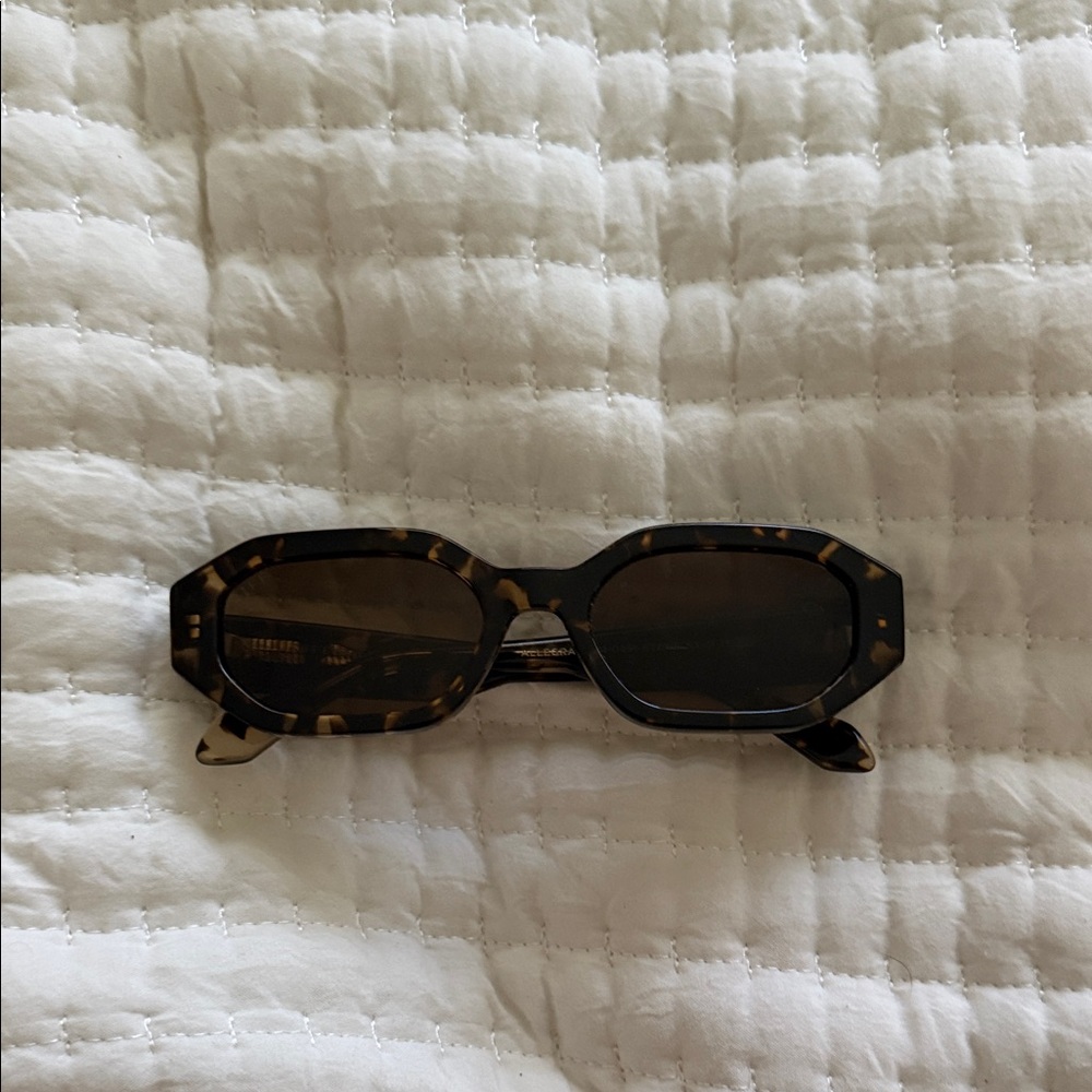 Diff Eyewear Tortoiseshell Rectangular Sunglasses - Brown Lenses